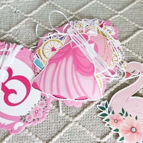 Princess Birthday Party Decorations Banner - Picture 5 of 5